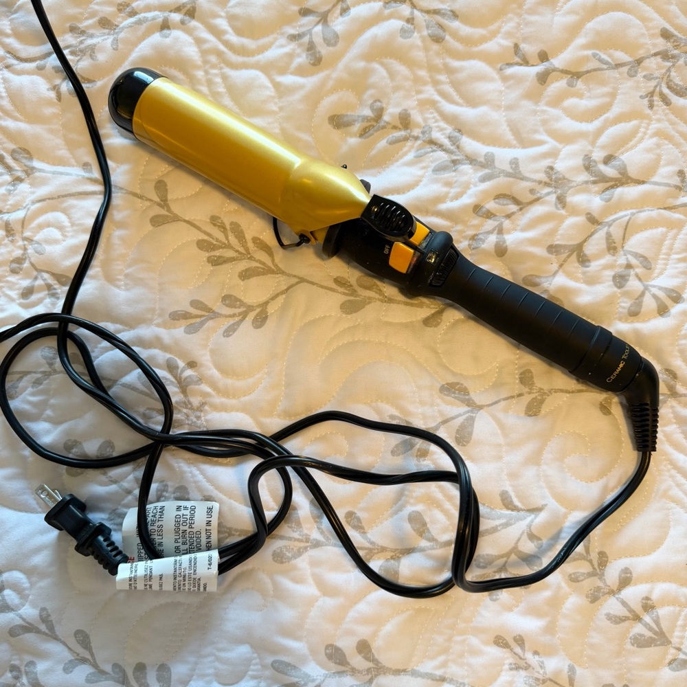 Conair Gold and Black Curling Iron